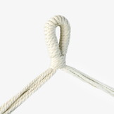 Hangstoel - hangmat - beige - 130x100 cm - inclusief hoes