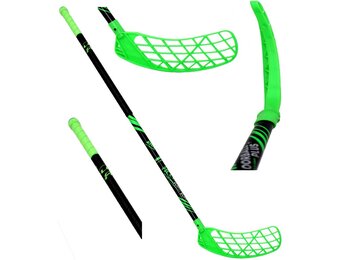 Floorball stick - 100cm - groen - rechtshandig - AIRTEK-serie