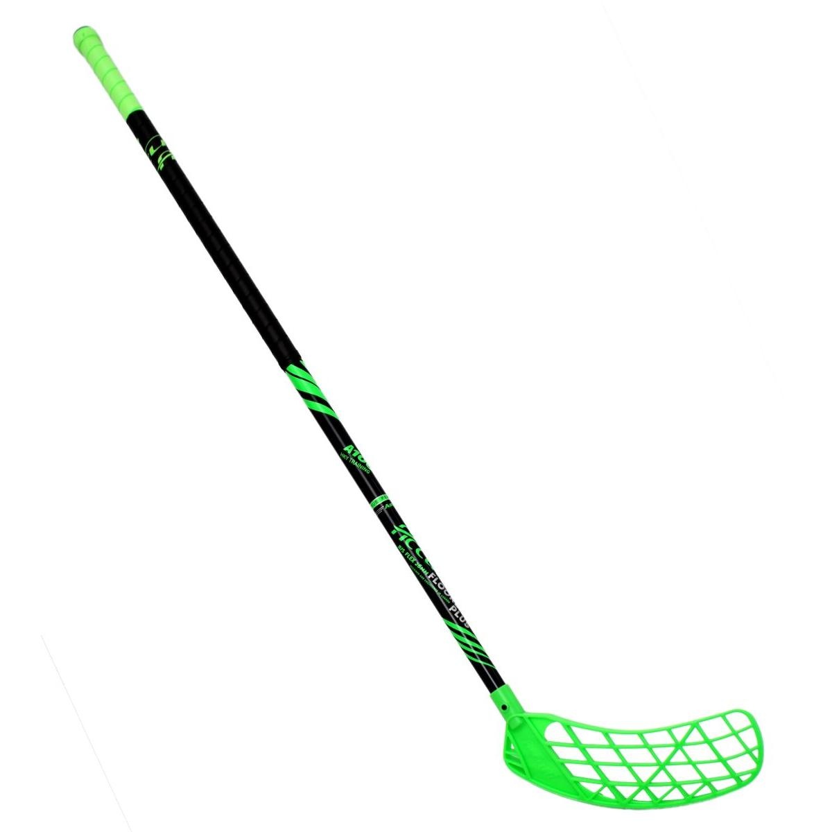 Floorball stick - 100cm - groen - rechtshandig - AIRTEK-serie