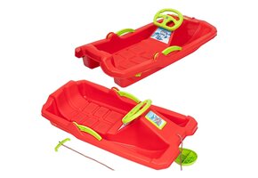 Hornet slee - rood - 84x43x25cm - stuur en remmen