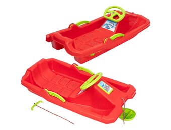 Hornet slee - rood - 84x43x25cm - stuur en remmen