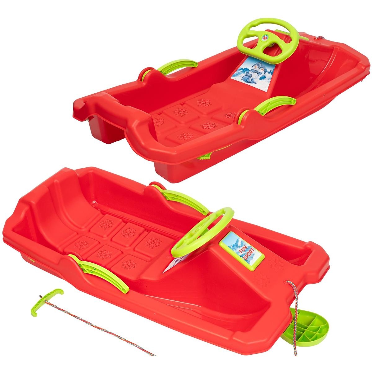 Hornet slee - rood - 84x43x25cm - stuur en remmen