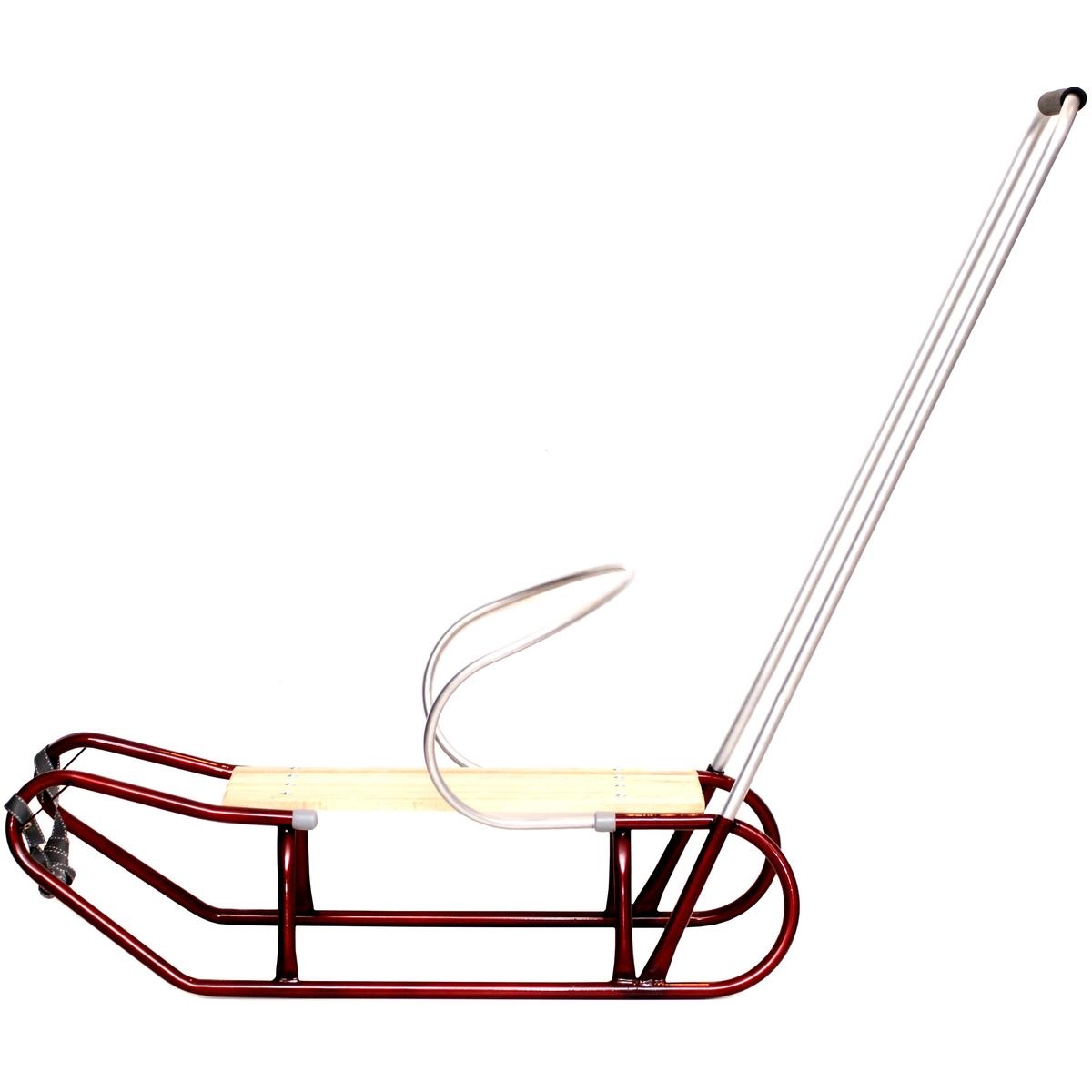 Slee met rugleuning - bordeauxrood - 111x35x90 cm - max 70 kg