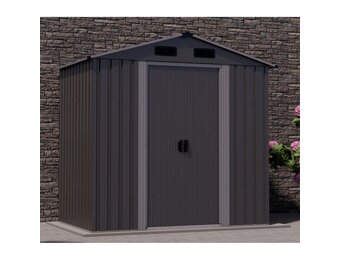 Metalen tuinhuis - staal - gabellendak - 1250x1950x2070mm