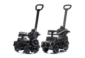 Loopauto - zwart - Mercedes Benz - veiligheidsbeugels - opbergruimte