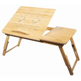 Laptop tafel - 10 stuks - bamboehout - opvouwbaar - 67x34.5x51 cm