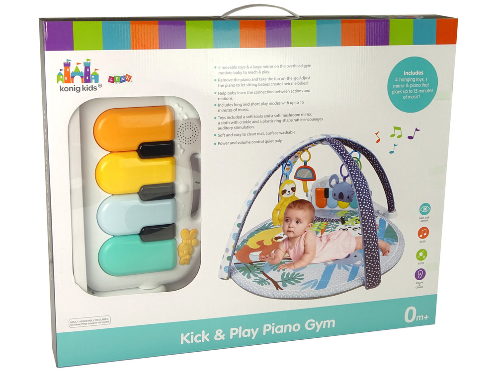 Infant piano mat - muziekpaneel - 55x68x8 cm