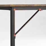 Bureau - Sonoma kleur - 80x50x76 cm - verstelbare poten