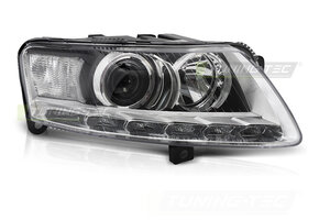 Koplamp rechts Xenon - voor AUDI A6 C6 2009-2011 - TYC