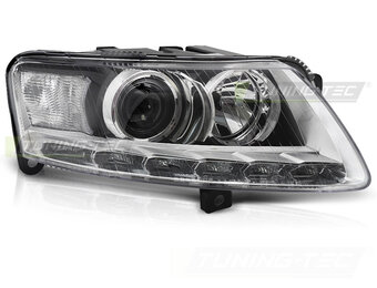 Koplamp rechts Xenon - voor AUDI A6 C6 2009-2011 - TYC