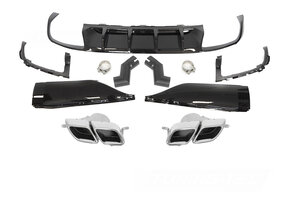 Achterbumper diffuser geschikt voor VW Arteon R-line - vanaf 2020