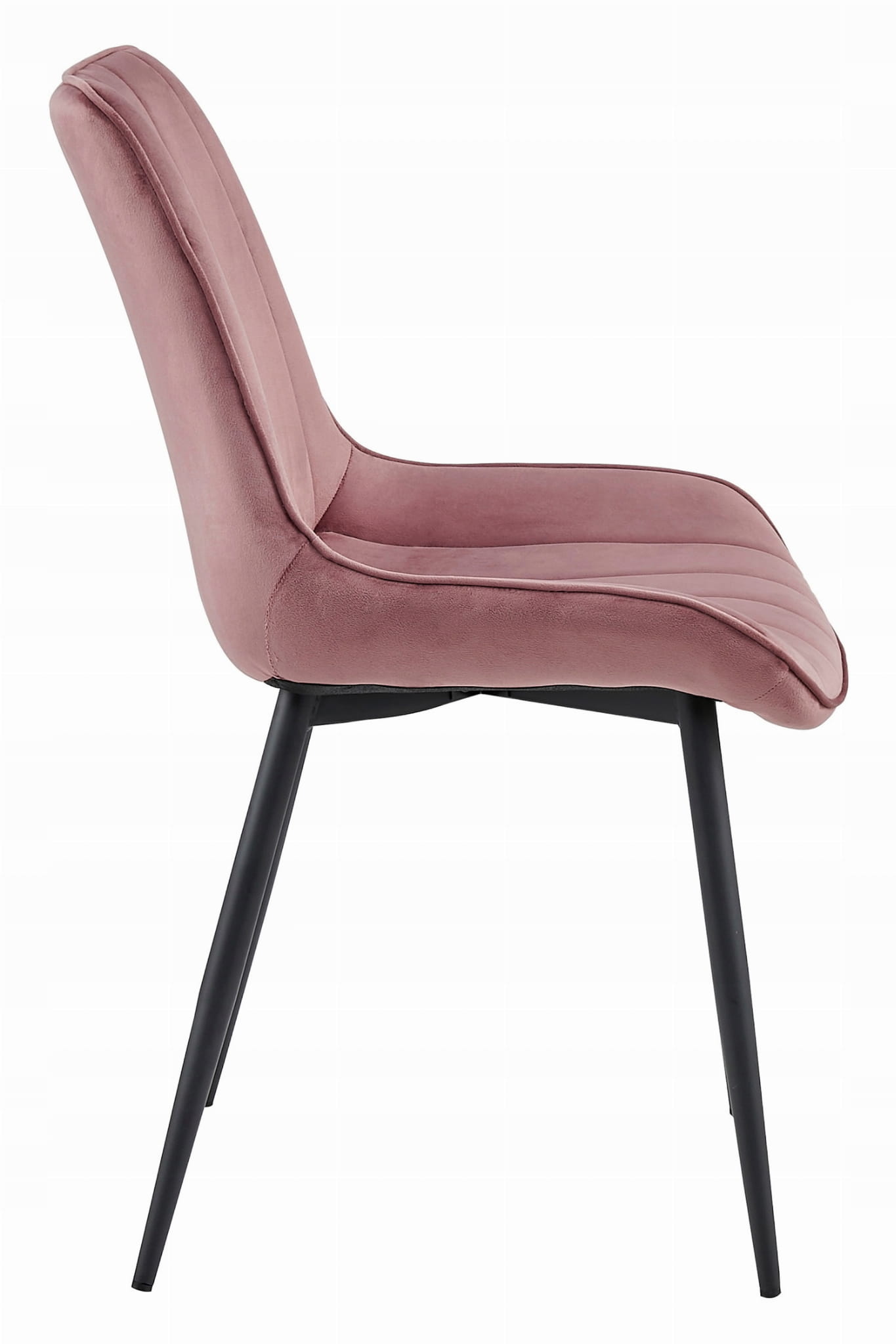 Eetkamerstoel SOSA - donkerroze - stevige constructie - modern design