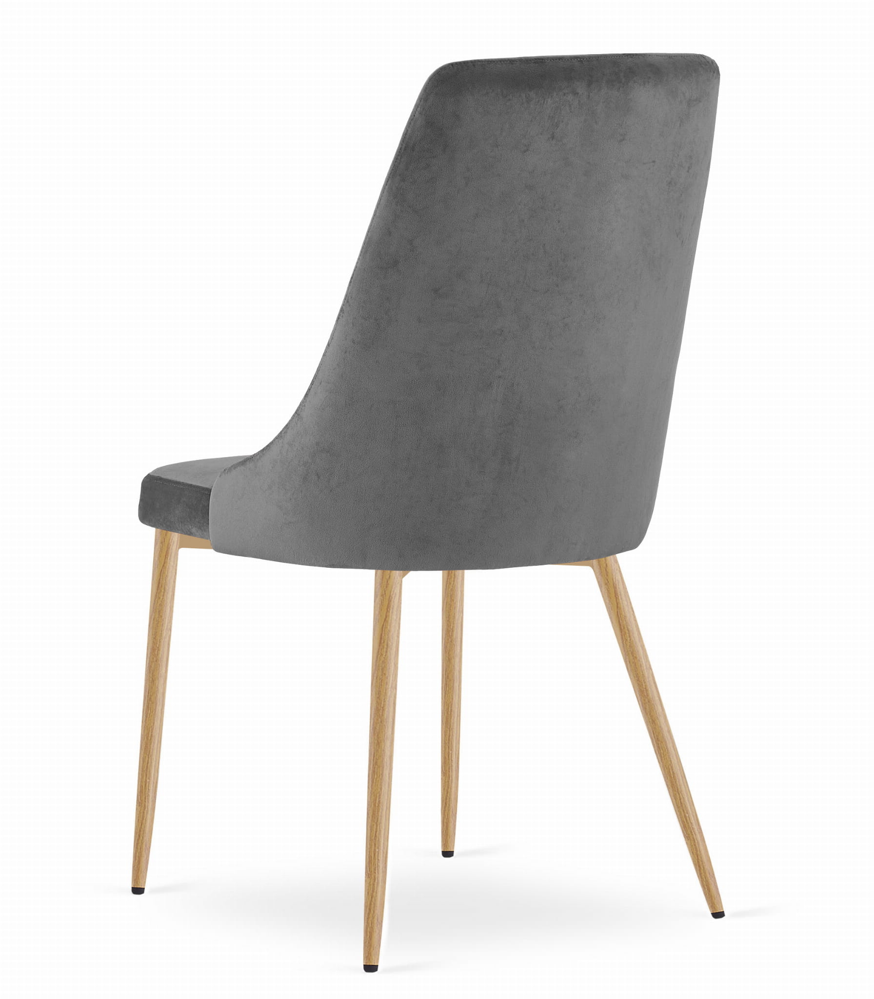 Eetkamerstoel IMOLA - set van 2 - donkergrijs - 88x49,5x55,5 cm