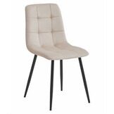 Eetkamerstoel KARA - beige - comfortabel zitvlak