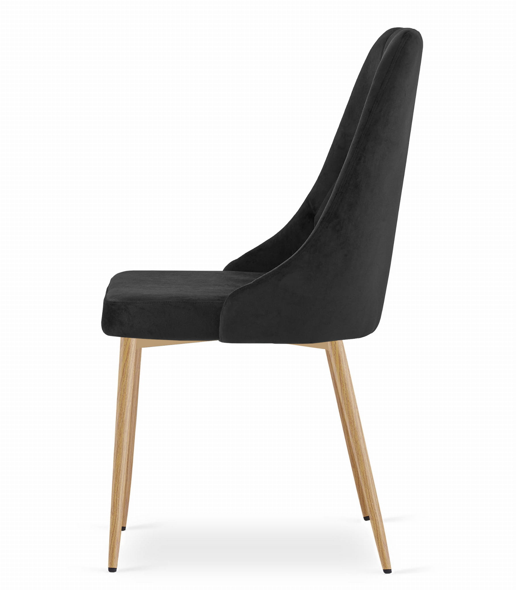 Eetkamerstoel IMOLA - 3 stuks - zwart - 88x49,5x55,5 cm