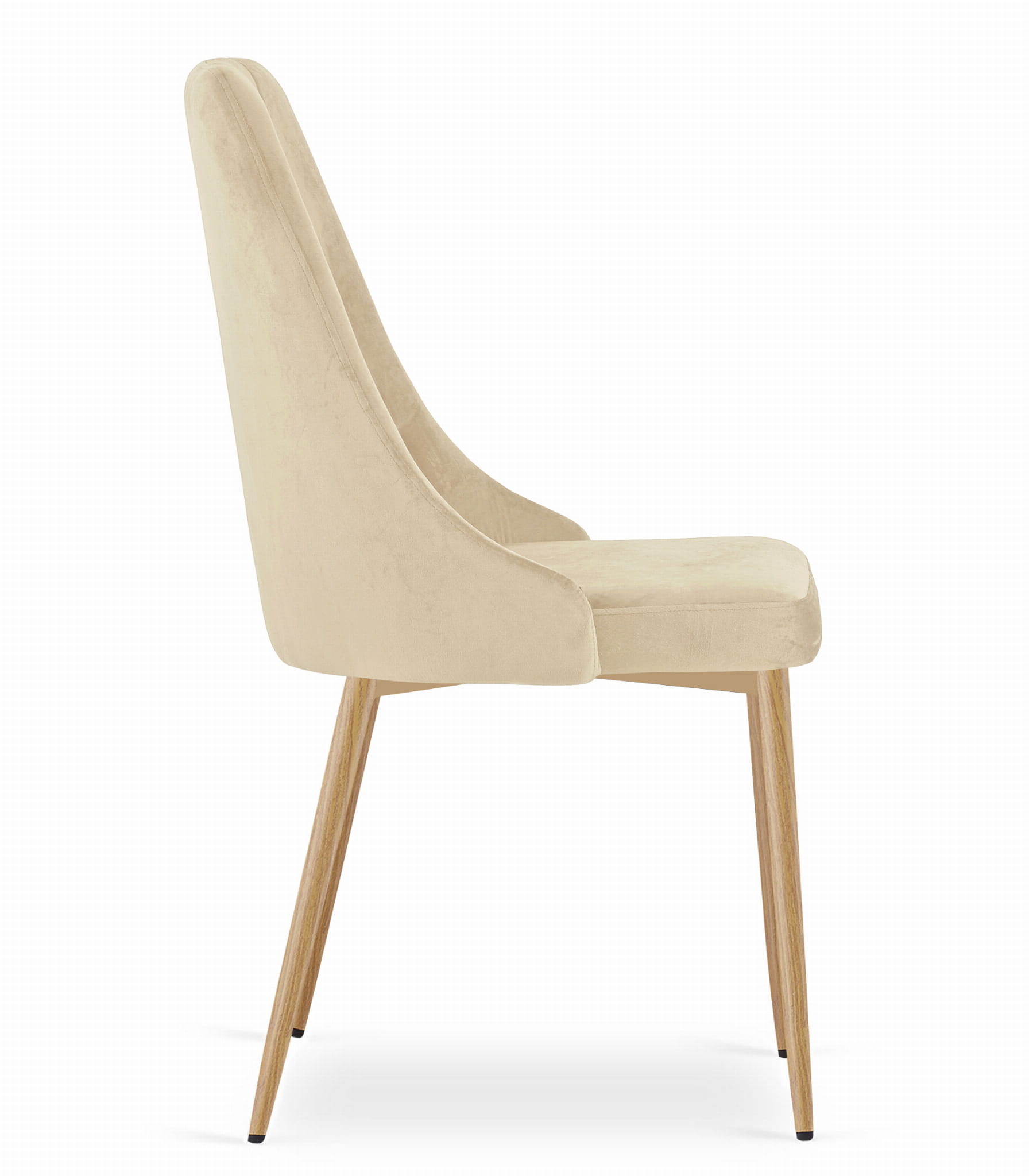 Eetkamerstoel IMOLA - 4 stuks - lichtbeige - 88x49,5x55,5 cm