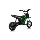 Elektrische kinder crossfiets - groen - 119x64x76 cm - 16 km/u