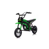 Elektrische kinder crossfiets - groen - 119x64x76 cm - 16 km/u