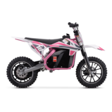 Kinder crossmotor - roze - 800W motor - 25 km/u max snelheid