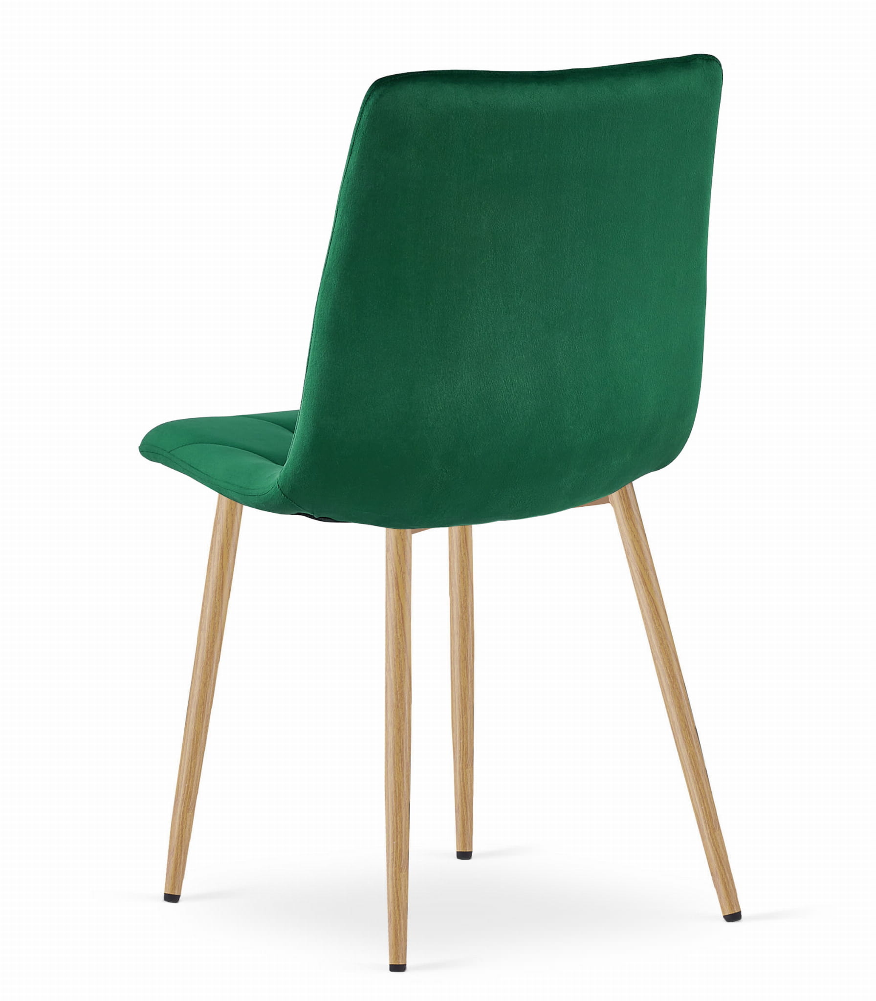 Eetkamerstoel LIBRA - donkergroen - fluweel - 86.5x45x54 cm