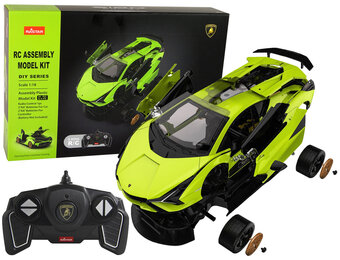 Bestuurbare auto - Lamborghini Sian FKP 37 - groen - 26x12x7 cm -