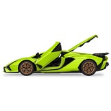 Bestuurbare auto - Lamborghini Sian FKP 37 - groen - 26x12x7 cm -