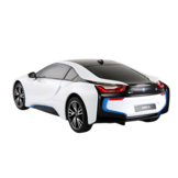Bestuurbare auto - BMW I8 - wit - 38x13x12 cm