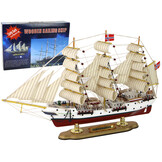 Houten schip modelbouw - Sorlandet - 52x33x9 cm - CE-gecertificeerd