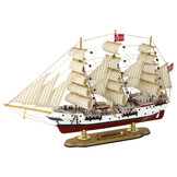 Houten schip modelbouw - Sorlandet - 52x33x9 cm - CE-gecertificeerd