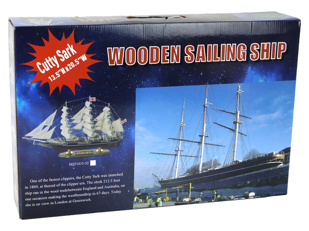 Houten schip modelbouw - Sorlandet - 52x33x9 cm - CE-gecertificeerd
