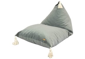 Zitzak kind - grijs - 100% polyester - wasbaar op 40°C