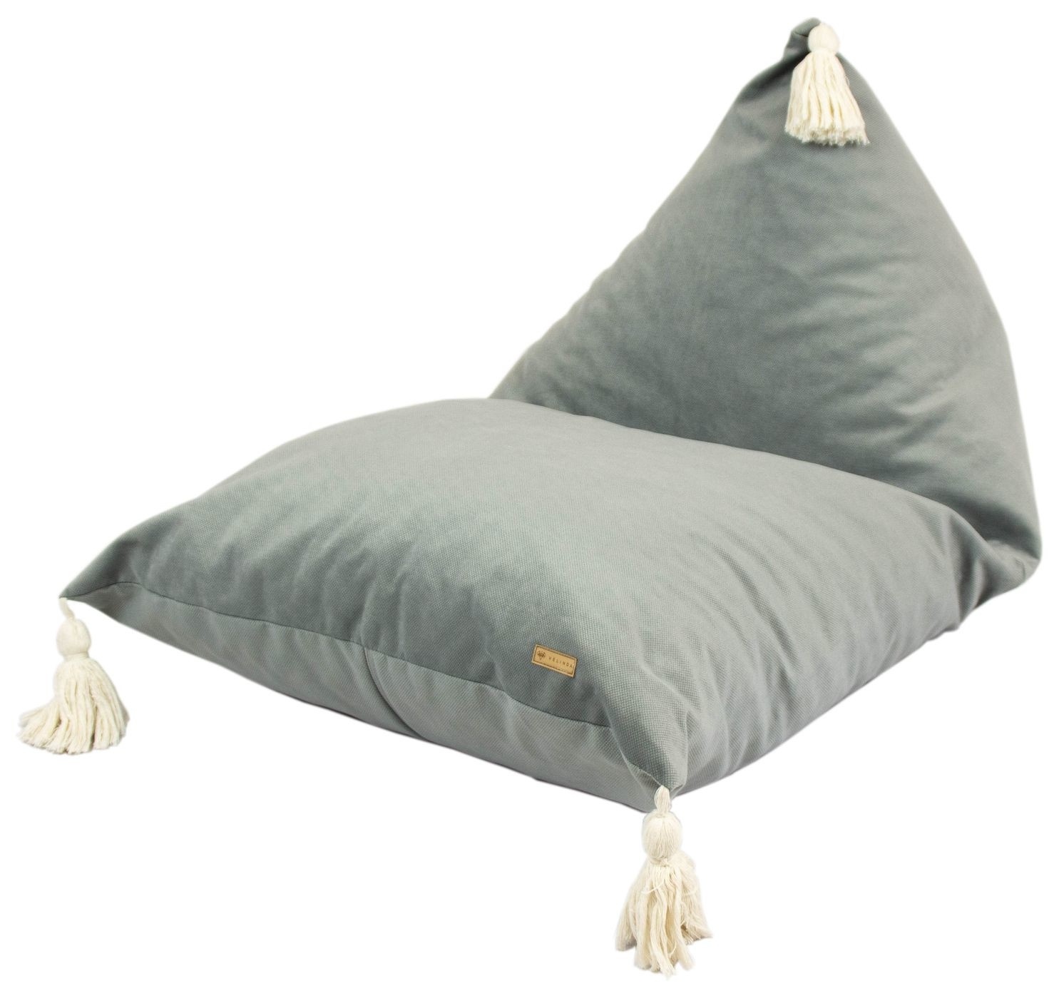 Zitzak kind - grijs - 100% polyester - wasbaar op 40°C