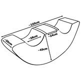 Wip - zwart wit - sterk & slijtvast - voor binnen & buiten