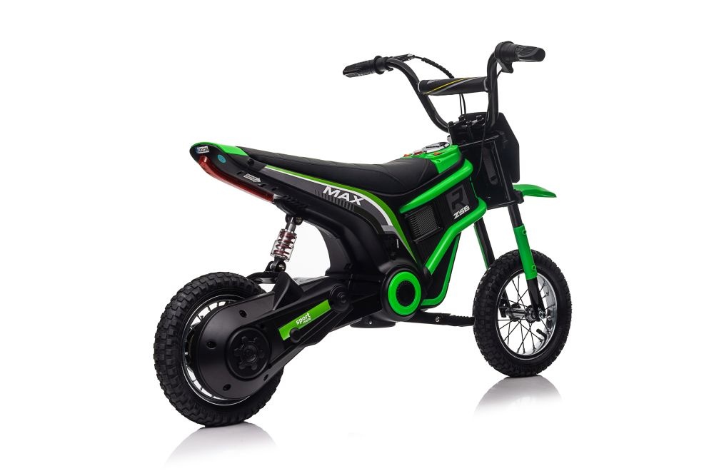 Elektrische kinder crossfiets - groen - 119x64x76 cm - 16 km/u