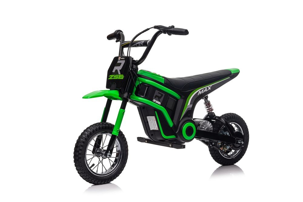 Elektrische kinder crossfiets - groen - 119x64x76 cm - 16 km/u