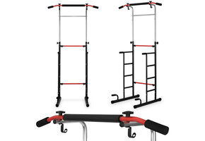 Vrijstaande pull-up bar - Verstelbaar tot 222 cm - Ideaal voor thuis fitness