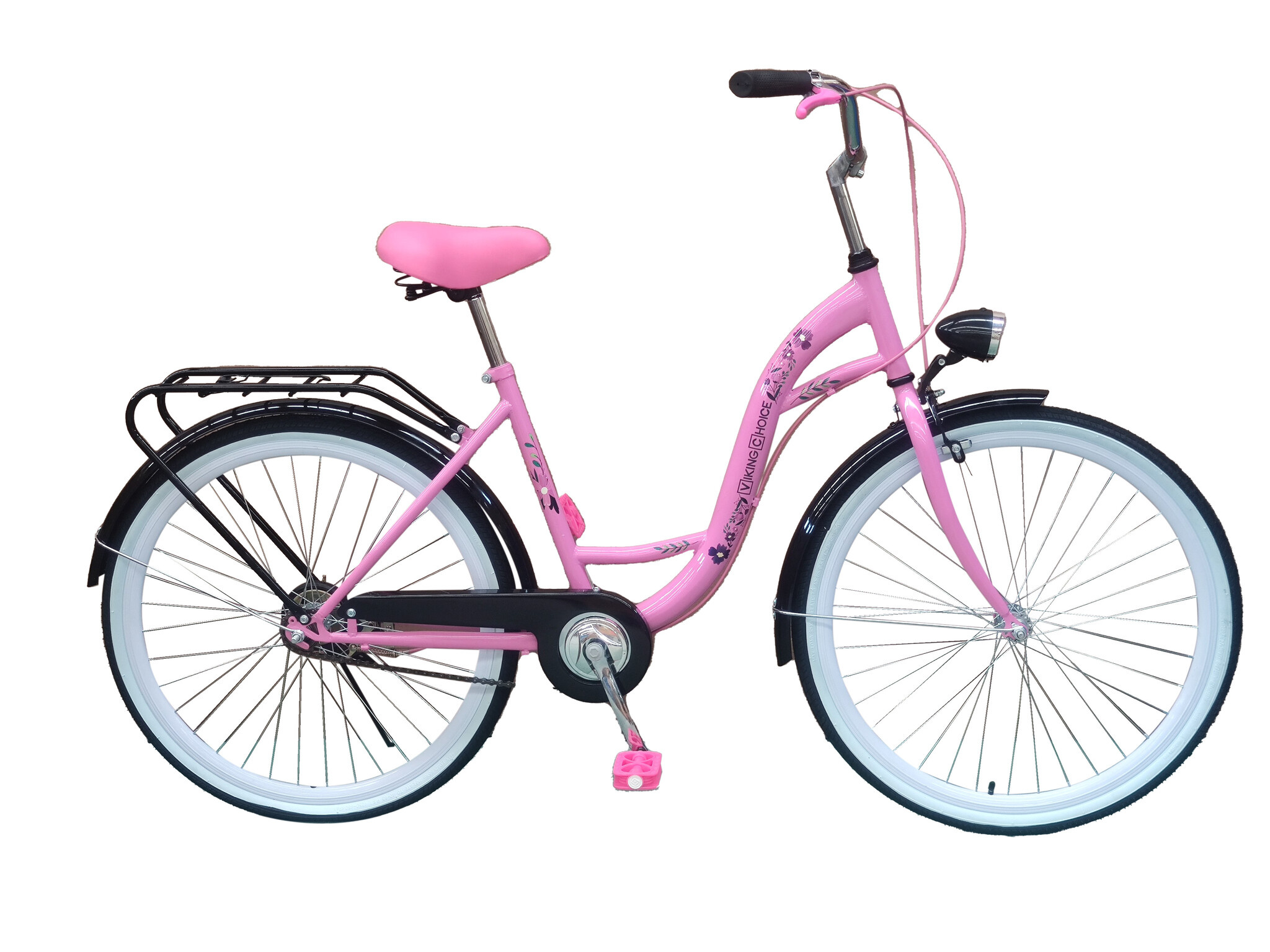 Fiets voor meisje - meisjesfiets 26 inch - roze