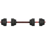 Halterset - verstelbare dumbbells - 2-in-1 - 40 kg