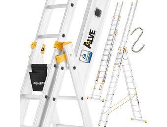 Uitschuifbare ladder - multifunctionele trapladder - 11,20 m