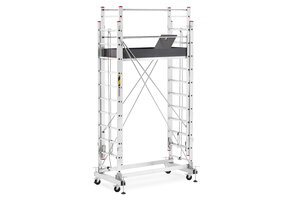 Rolsteiger - uitschuifbare steiger - aluminium - 736 cm