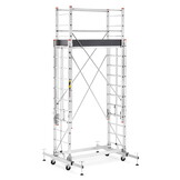 Rolsteiger - uitschuifbare steiger - aluminium - 736 cm