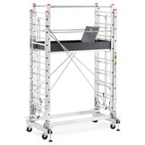 Rolsteiger - uitschuifbare steiger - aluminium - 336 cm