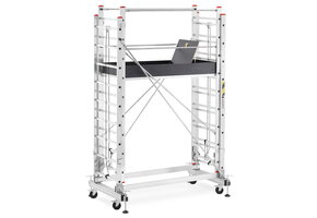 Rolsteiger - uitschuifbare steiger - aluminium - 336 cm