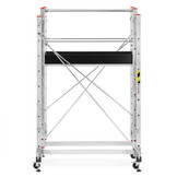 Rolsteiger - uitschuifbare steiger - aluminium - 336 cm