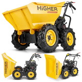 Mini dumper - gemotoriseerde kruiwagen - benzine - tot 400 kg