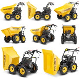 Mini dumper - gemotoriseerde kruiwagen - benzine - tot 400 kg