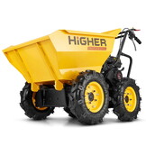 Mini dumper - gemotoriseerde kruiwagen - benzine - tot 400 kg