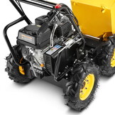 Mini dumper - gemotoriseerde kruiwagen - benzine - tot 400 kg