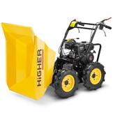 Mini dumper - gemotoriseerde kruiwagen - benzine - tot 400 kg