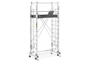 Rolsteiger - uitschuifbare steiger - aluminium - 536 cm